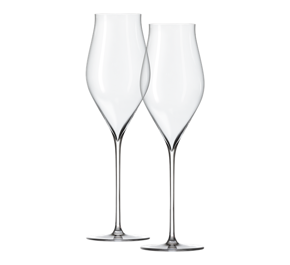 Notes champagneglass 38cl 2-pk klar fra Holmegaard