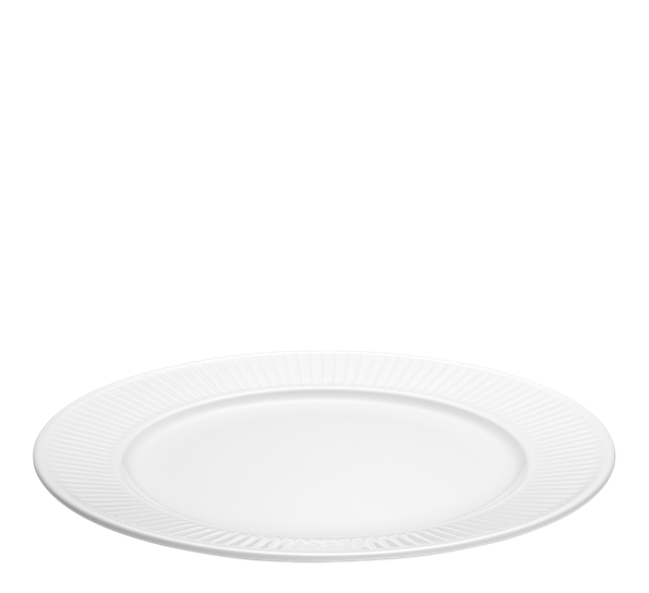 Plissé tallerken flat ø22 cm fra Pillivuyt