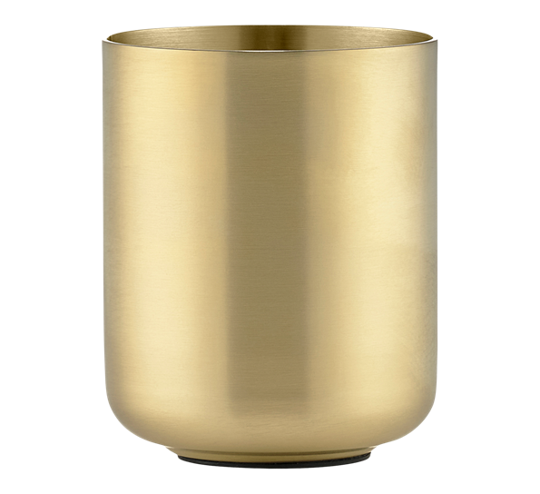 Ume tannbørsteholder messing h10,3 cm fra Zone