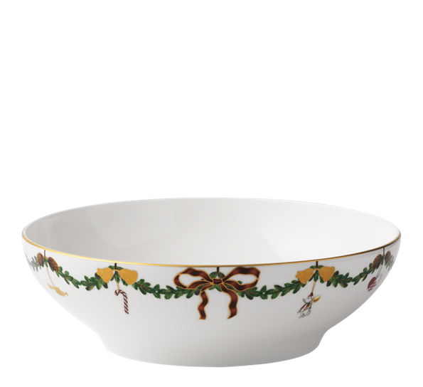 Stjerneriflet Jul skål 220 cl fra Royal Copenhagen