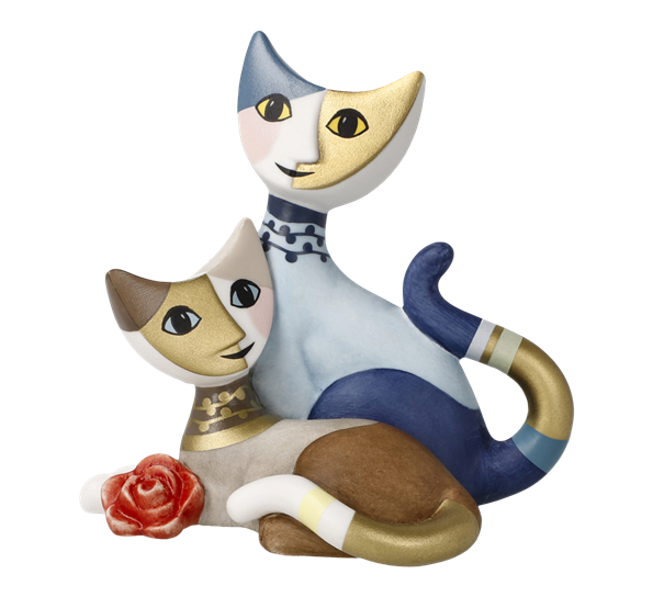 Katter mini Fioritura d'amore 8 cm Goebel