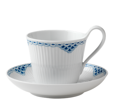 Prinsesse kaffekopp med skål 25 cl