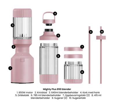 Blender Mighty Plus 850W lilac