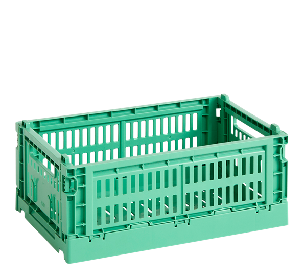 Colour Crate 17x26,5x10,5 cm mørk mintgrønn oppbevaringskasse fra HAY