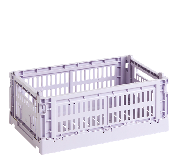Colour Crate 17x26,5x10,5 cm lavendel oppbevaringskasse fra HAY