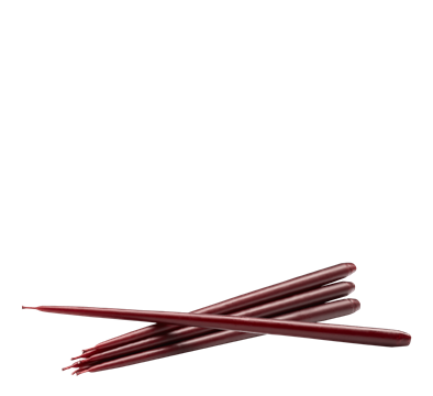 Blomsterlys 6-pk bordeaux rød