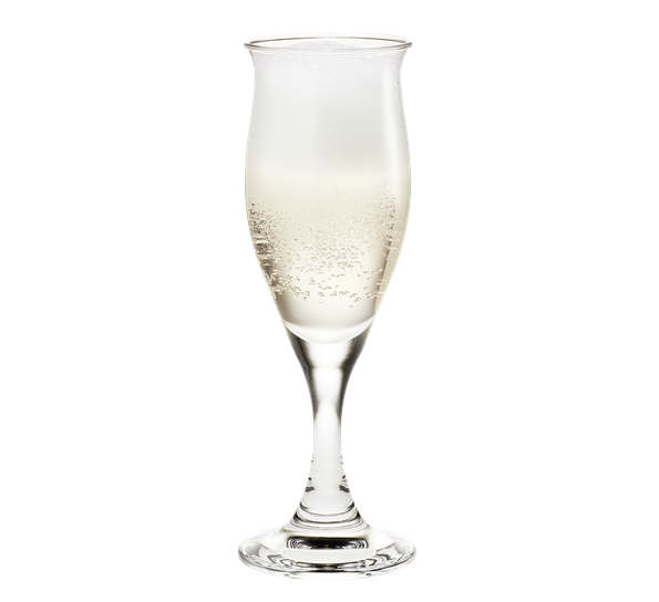 Idéelle champagneglass fra Holmegaard