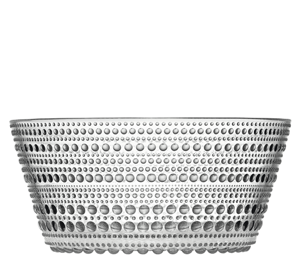 Kastehelmi klar serveringsskål glass 1,4l fra Iittala
