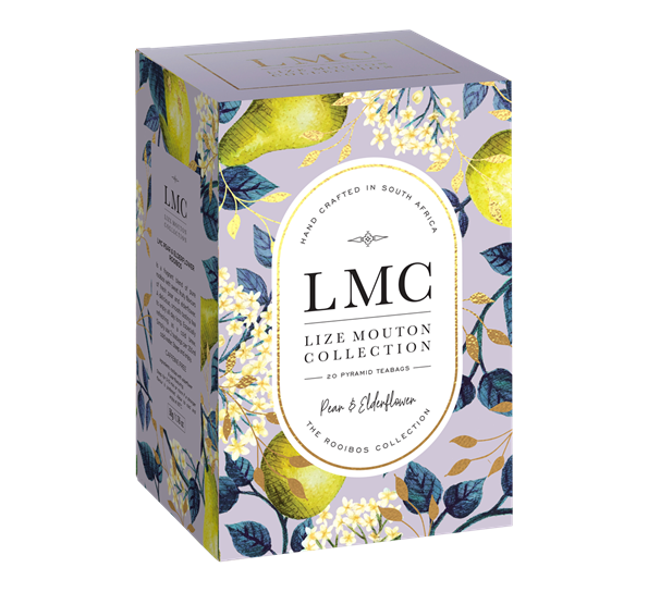 LMC te Pear & Elderflower Rooibos 20 teposer fra LMC – Lize Mouton Collection