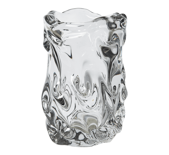Virelle vase H24 cm klar fra Ferm Living