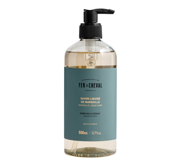 Marseille flytende såpe Seaside Citrus 500ml Fer á Cheval