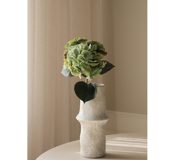 Kunstig blomst Hydrangea Hortensia olivengrønn fra Botanè Studios