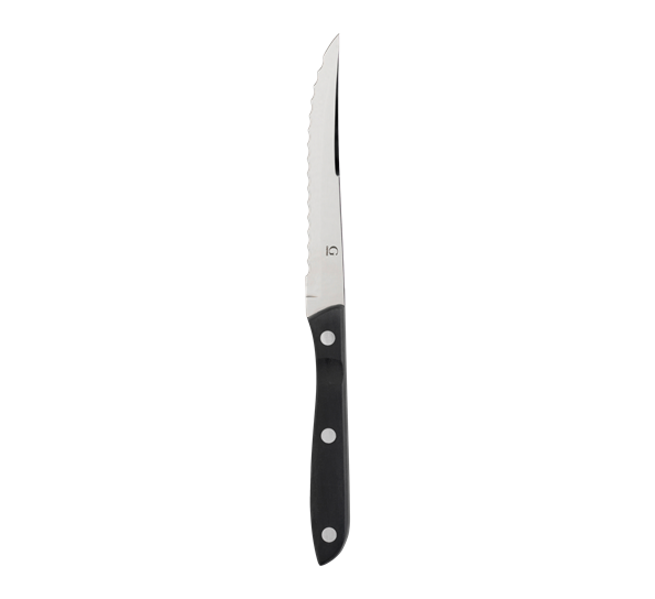 Old farmer black biffkniv sort stål 22cm fra Gense