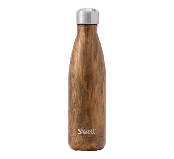 Drikkeflaske 5dl Wood teakwood fra S`well