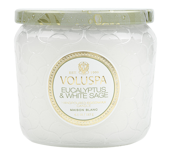 Duftlys 35t Eucalyptus & White Sage fra Voluspa