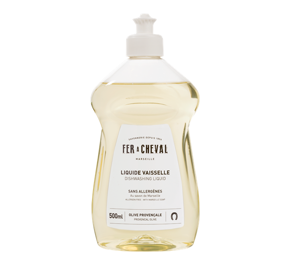 <p>Oppvasksåpe Marseille flytende&nbsp;500ml fra Fer á Cheval</p>
