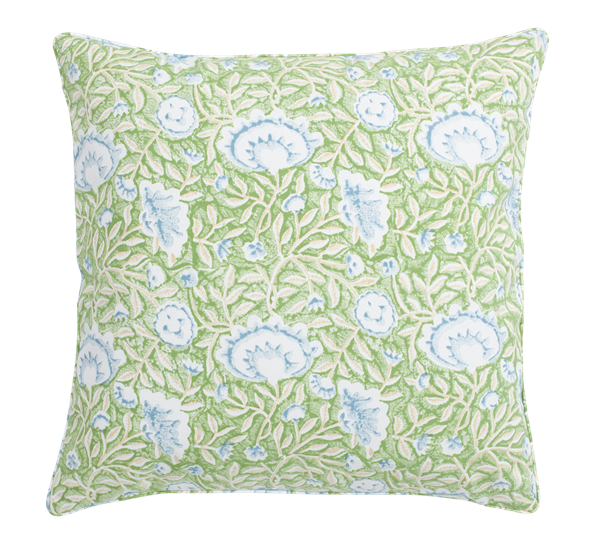 Mathilde putetrekk 50x50 cm grønn blå beige Chamois
