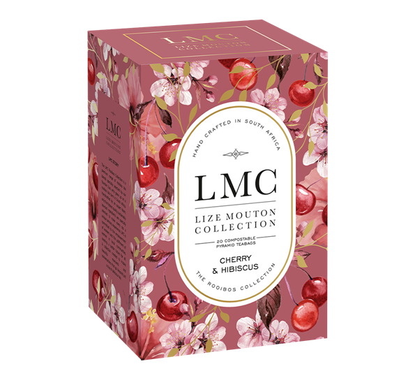 LMC te Cherry & Hibiscus Rooibos 20 teposer LMC – Lize Mouton Collection