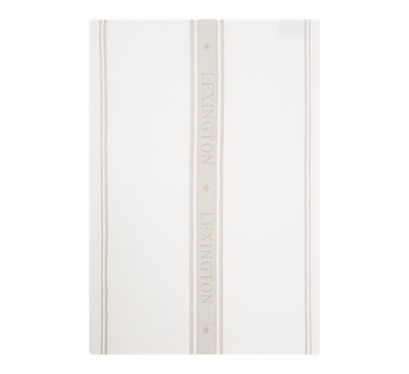 <p>Icons Star kjøkkenhåndkle&nbsp;50x70 cm hvit beige Lexington</p>
