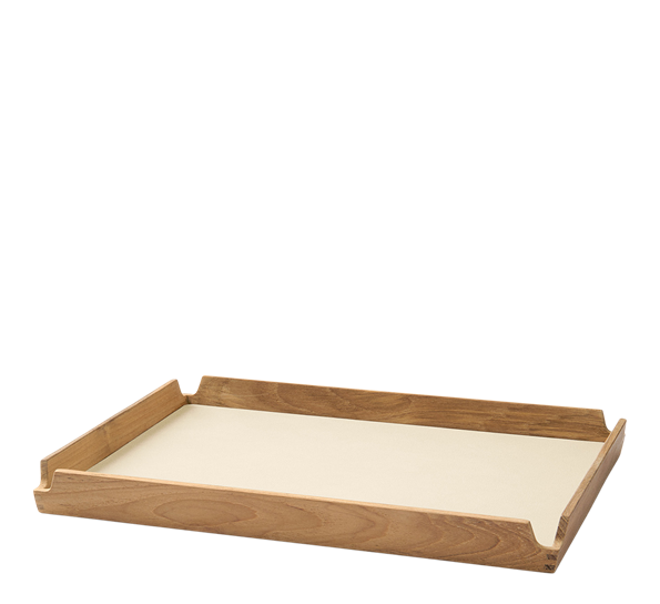 Airy teakbrett Nupo 36,6x28,6 cm vanilje teak Lind DNA