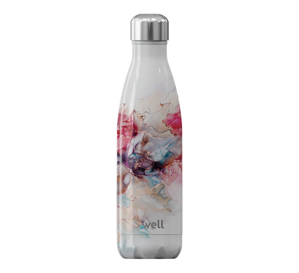 Drikkeflaske 5dl rose marble fra S`well