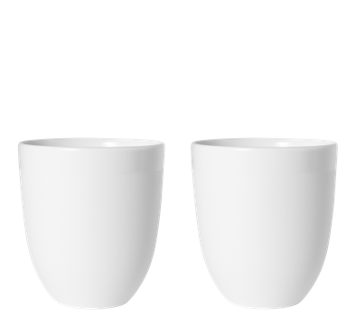 Capsule kopp 2-pk hvit