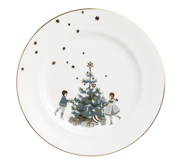 Winter Stars asjett 21 cm Christmas Tree fra Jette Frölich