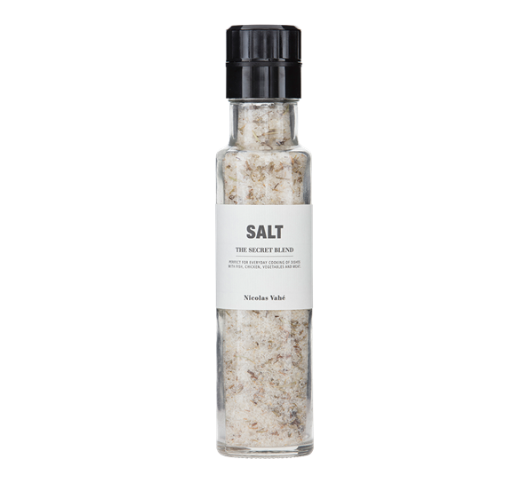 Salt med kvern the secret blend 320 g fra Nicolas Vahé