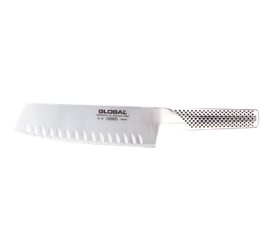 G-81 Santokukniv med luftlommer 18 cm
