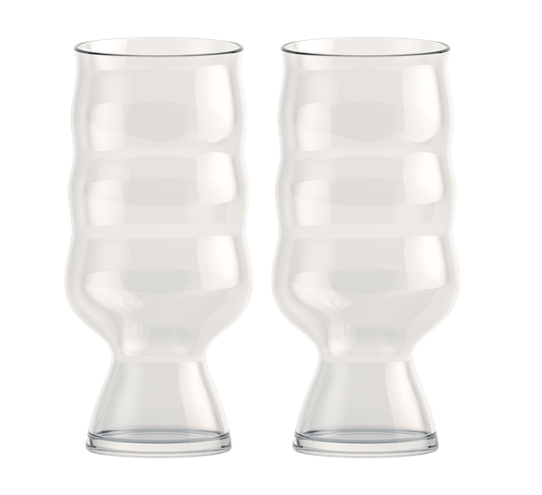 Mikkeller IPA ølglass 50 cl klar 2-pk fra Holmegaard