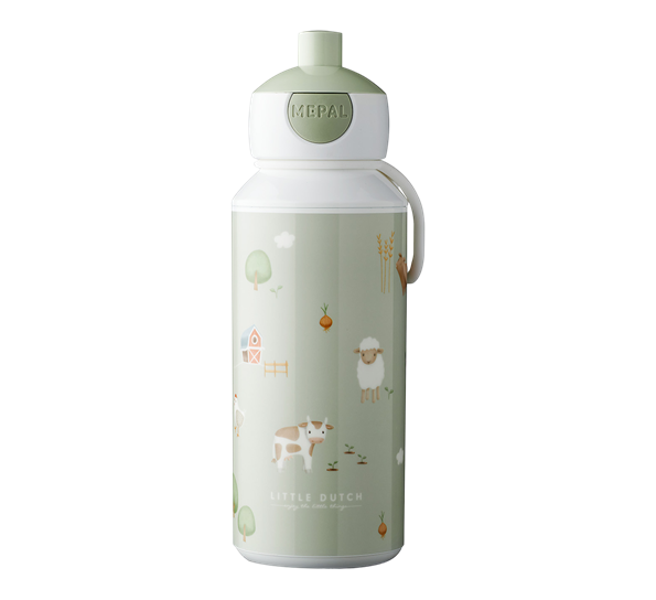 Campus drikkeflaske pop-up Little Farm 40cl fra Mepal