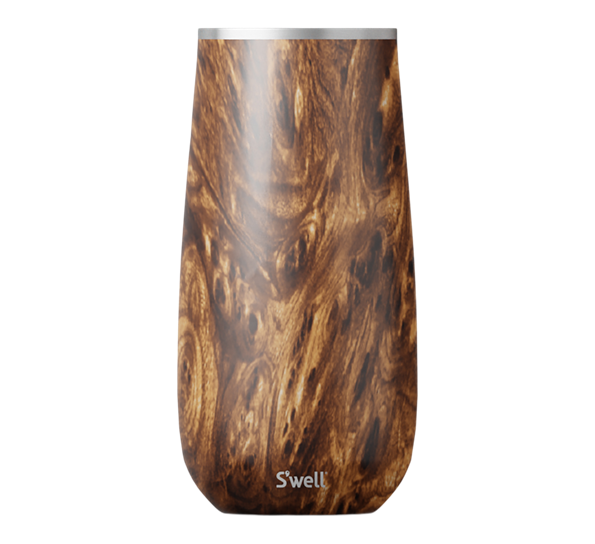 Champagnekjøler 1,77dl teakwood fra S`well