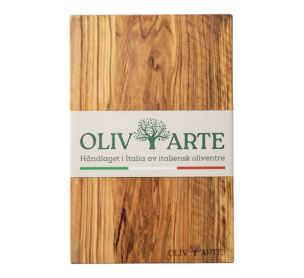 Skjærefjøl tynn 30x20x1,4 cm oliventre OlivArte