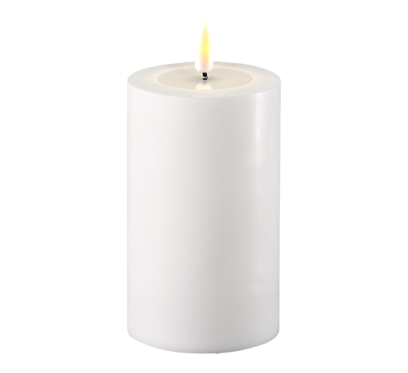 Real Flame LED-kubbelys 7,5x12,5 cm hvit fra Deluxehomeart
