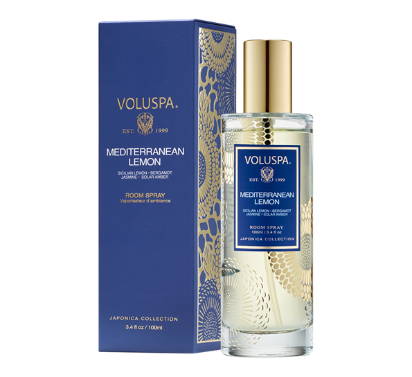 Romspray 100 ml Mediterranean Lemon fra Voluspa