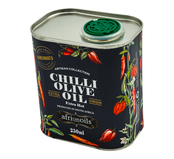 Olivenolje Extra Virgin chilli 250 ml fra African Oils