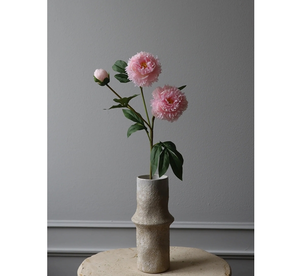 Kunstig blomst Peony Peon rosa fra Botanè Studios