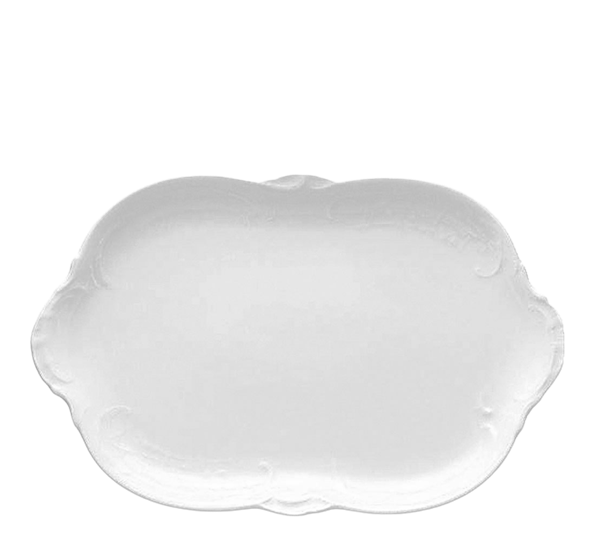 Sanssouci Hvit fat ovalt 33 cm fra Rosenthal