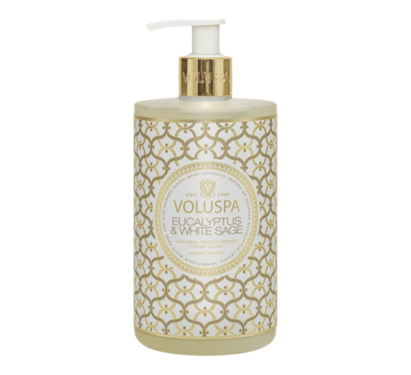 Håndsåpe 450 ml Eucalyptus & White Sage fra Voluspa