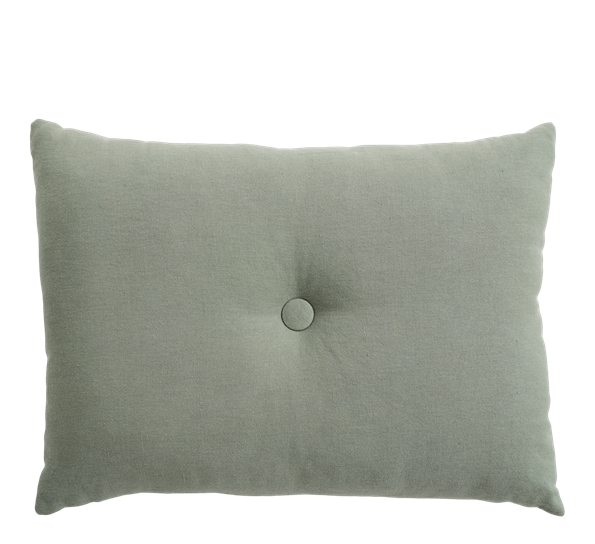 Dot linen pute pine green fra HAY