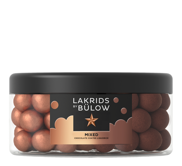 Lakris stor boks mix classic og dobbel sjokolade 550g fra Lakrids By Johan Bülow