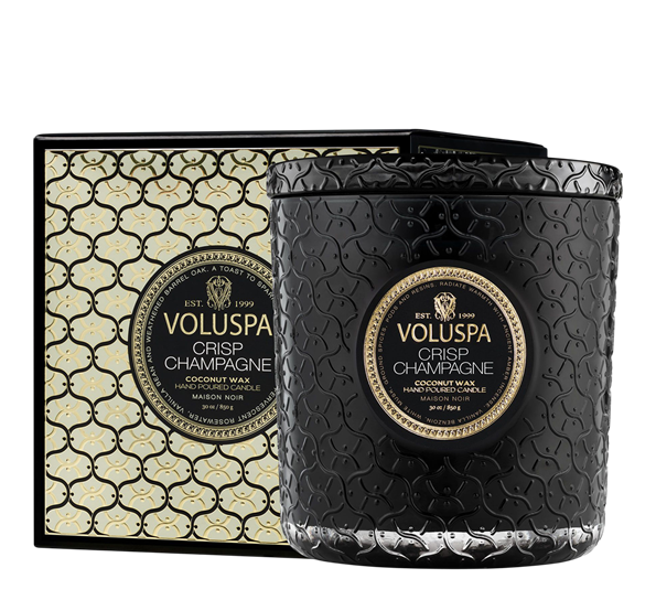 Duftlys 80t 850g Luxe Crisp Champagne fra Voluspa
