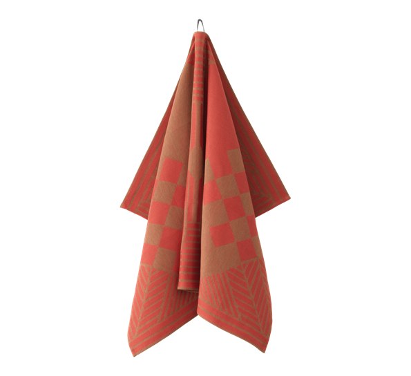 Christmas kjøkkenhåndkle 50x80 cm Archive red fra Georg Jensen Damask