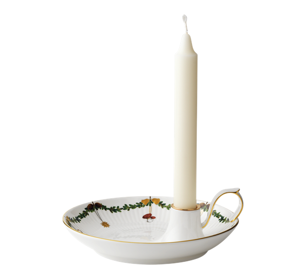 Stjerneriflet Jul lysestake fra Royal Copenhagen
