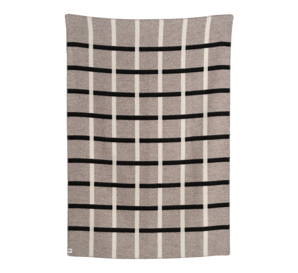 Knut lammeullspledd duegrå 135x200 cm fra Røros Tweed