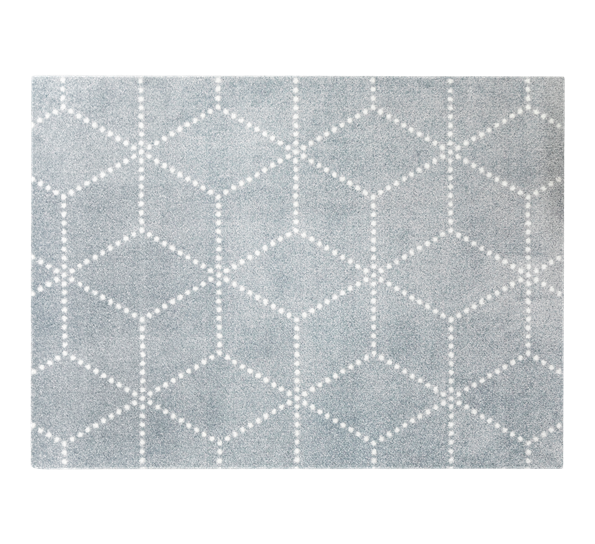 Hagl Silver dørmatte 85x115 cm fra Heymat