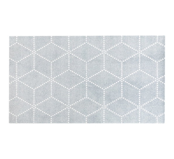 Hagl Silver dørmatte 85x150 cm fra Heymat