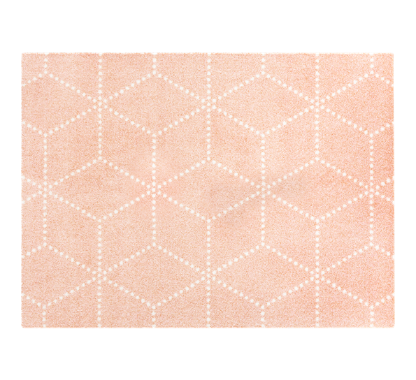 Hagl Blush dørmatte 85x115 cm fra Heymat