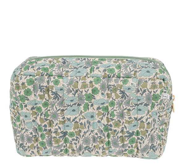 Toalettmappe stor Liberty Poppy and Daisy teal Bon Dep