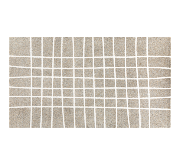 Hand Travertine dørmatte 85x150 cm fra Heymat